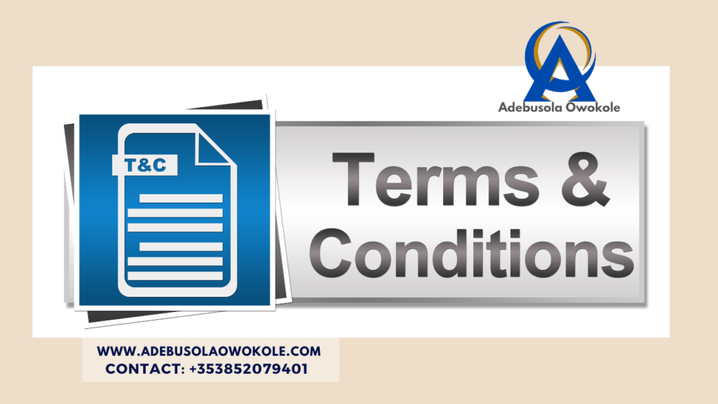 Terms and Conditions